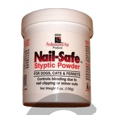 PPP Nail Safe Styptic Powder - milteliai kraujavimui stabdyti - Talpa: 126g