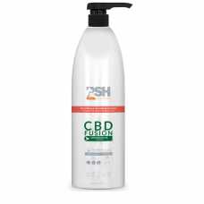 PSH Pro CBD Fushion Shampoo 1L - šampūnas šunims ir katėms, kenčiantiems nuo plaukų slinkimo, koncentratas 1:4