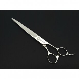 SAMURO  Professional Straight Matt Wider Blade scissors 8 - Profesionalios tiesios matinės žirklės gyvūnams platesne geležte