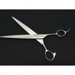 SAMURO  Professional Straight Matt Wider Blade scissors 8 - Profesionalios tiesios matinės žirklės gyvūnams platesne geležte