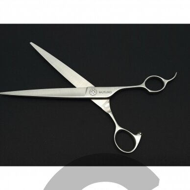 SAMURO  Professional Straight Matt Wider Blade scissors 8 - Profesionalios tiesios matinės žirklės gyvūnams platesne geležte 1