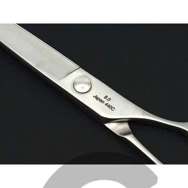 SAMURO  Professional Straight Matt Wider Blade scissors 8 - Profesionalios tiesios matinės žirklės gyvūnams platesne geležte 2