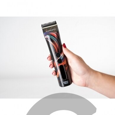 Show Tech Experto Cordless Clipper - belaidė 5 greičių kirpimo mašinėlė su reguliuojamais ašmenimis 3