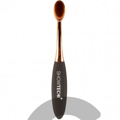 Show Tech+ Magic Powder brush - elegantiškas ir tikslus šepetėlis su itin minkštais šereliais pudrai tepti - Dydis: mažas