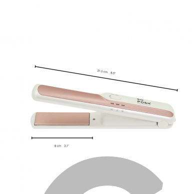 "So Posh Ceramic Cordless Hair Straightener" – profesionalus, belaidis mini plaukų tiesintuvas su keramine danga 3