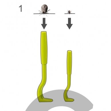 "Tick Twister" - erkių šalintuvas 2 vnt. 1