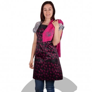 Tikima Waterproof Poodle Apron -  neperšlampama kirpėjo prijuostė su pudeliukais