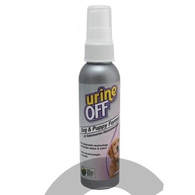 Urine OFF Dog & Puppy Formula - Šunų ir šuniukų šlapimo kvapų ir dėmių šalinimo preparatas - 118ml