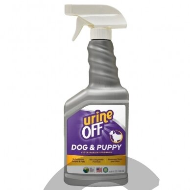 Urine OFF Dog & Puppy Formula - Šunų ir šuniukų šlapimo kvapų ir dėmių šalinimo preparatas - 500ml