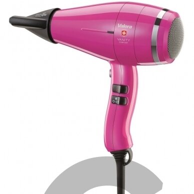 "Valera Vanity Comfort Hot Pink Dryer" 2000W - rankinis džiovintuvas su jonizacija, rožinės spalvos