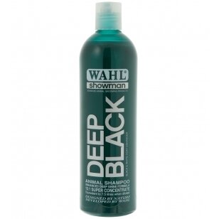 Wahl Deep Black Shampoo - profesionalus šampūnas juodiems ir tamsiems plaukams - Talpa: 500ml