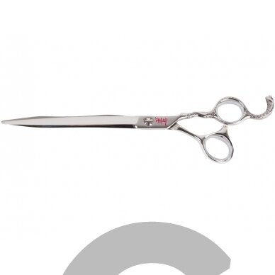 Yento Cobra Straight Scissor 8 "- aukščiausios kokybės profesionalios tiesios žirklės, kaltos rankomis su kobaltu, dekoratyvinė rankena