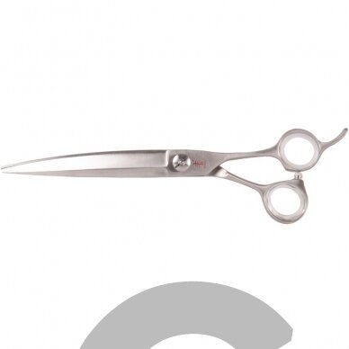 Yento Ergo Line Wide Blade Curved Scissors 8 - profesionalios lenktos žirklės su plačiais ašmenimis, "Hitachi" japoniškas plienas