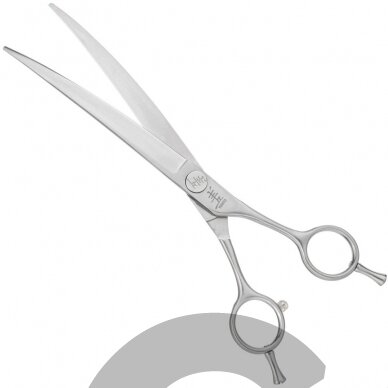 Yento Fanatic Series Curved Scissors 7,5" - profesionalios lenktos žirklės, anglies nerūdijančio plieno 3