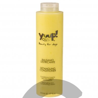 Yuup! Home detangling conditioner-kondicionierius sausiems ir pažeistiems plaukams, palengvinantis iššukavimą.Talpa: 250ml