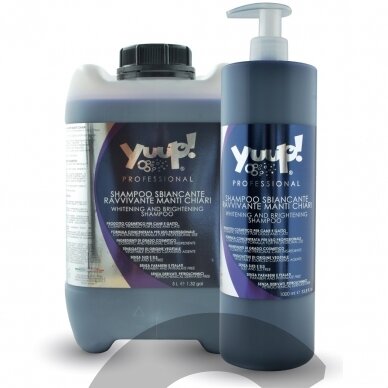 Yuup! Professional Whitening & Brightening Shampoo - profesionalus skaistinamasis ir balinamasis šampūnas. Talpa: 250ml